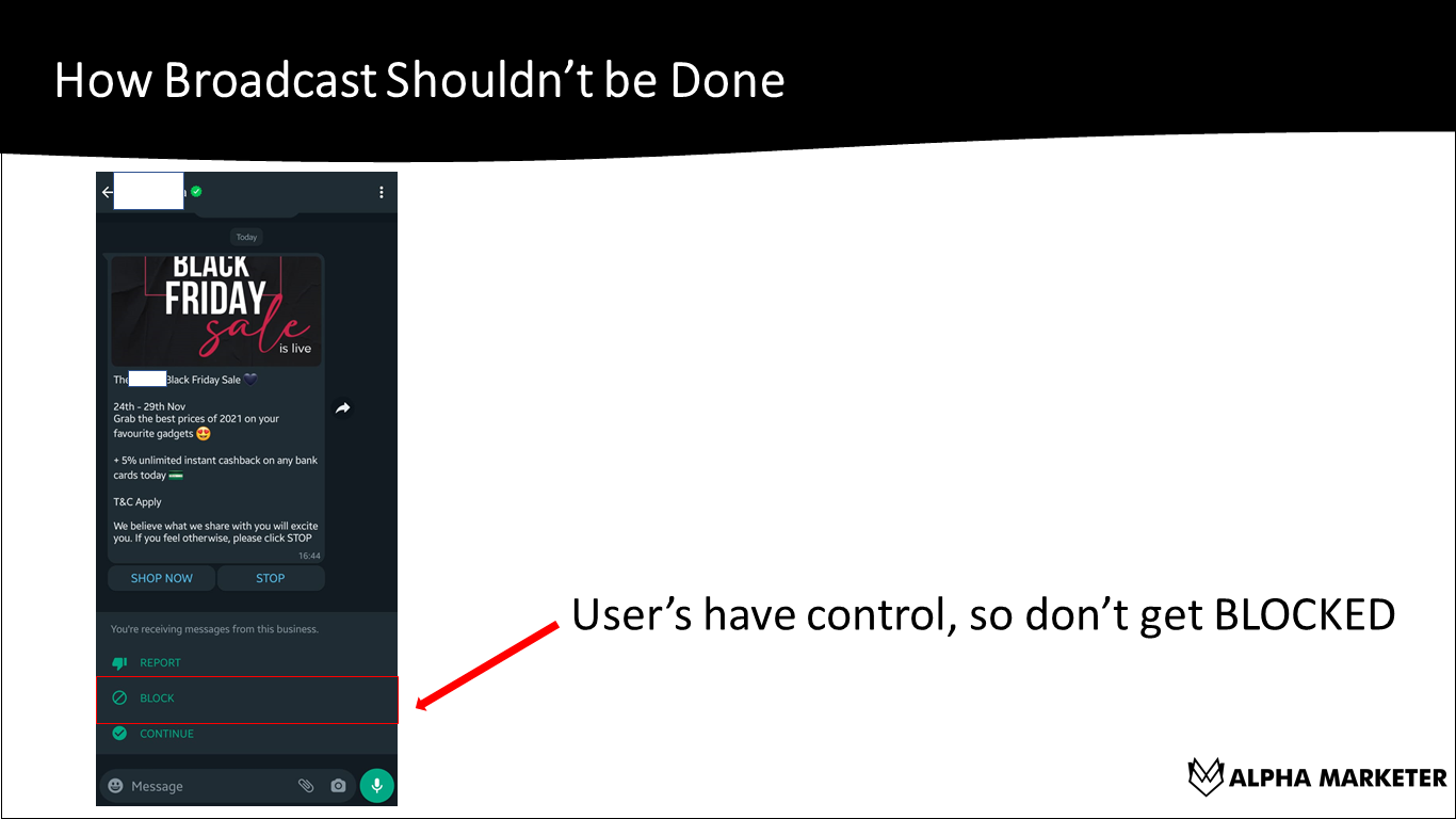 Permission Broadcast Message on WhatsApp