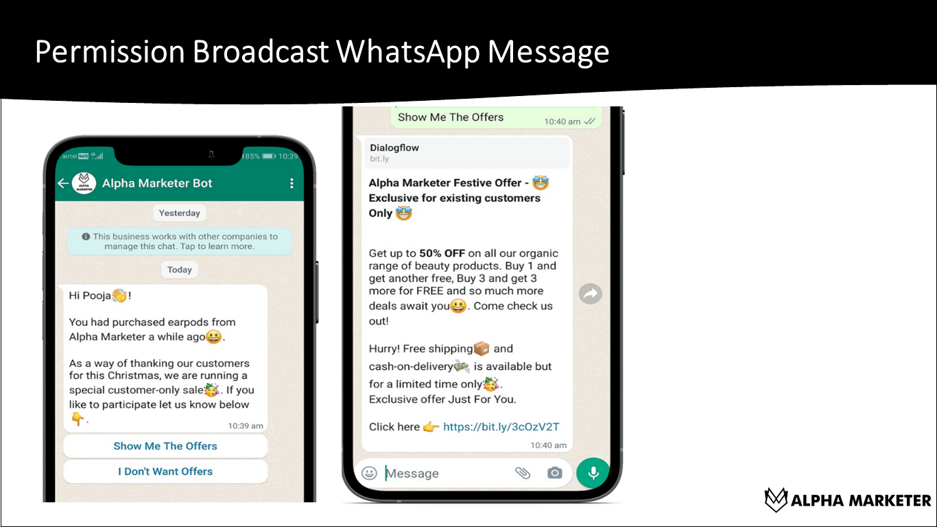 Permission Broadcast Message on WhatsApp