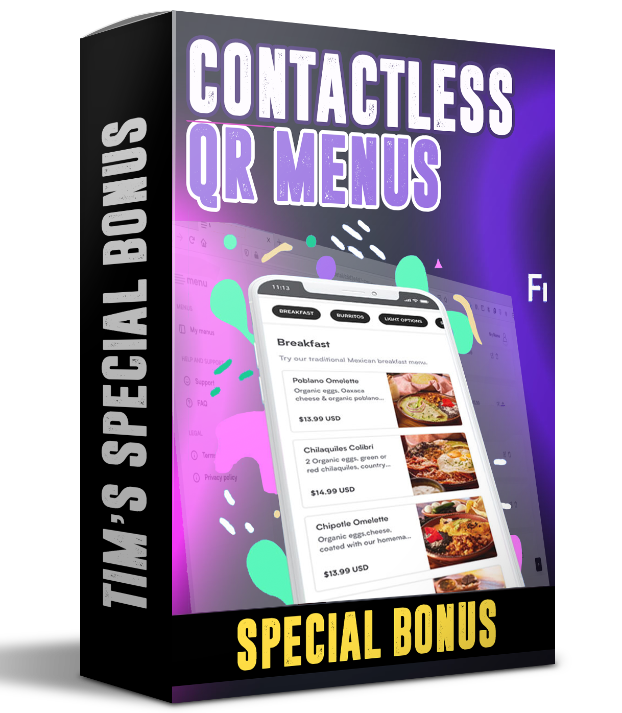 Contactless menus