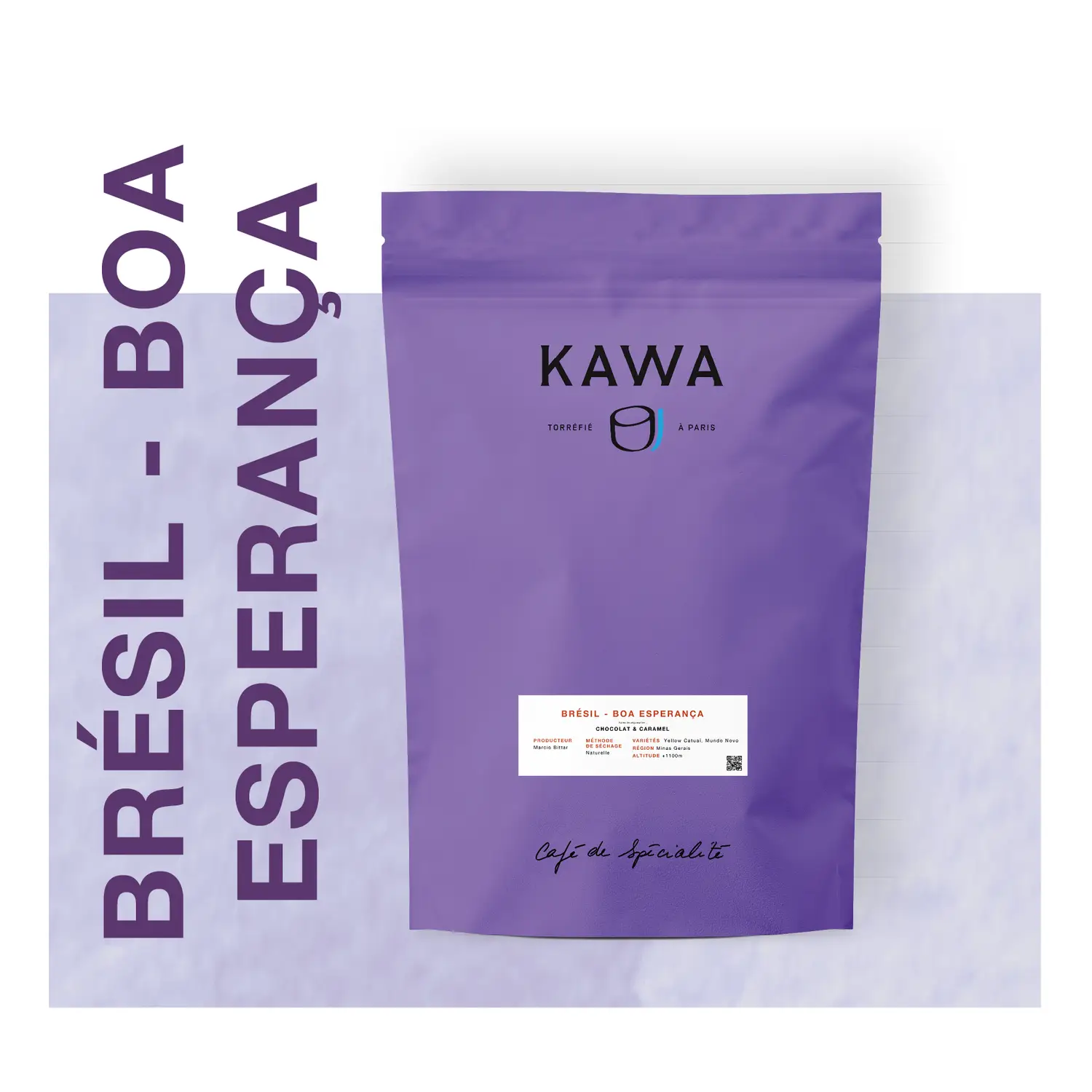 Sachet de café grain Brésil Esperança