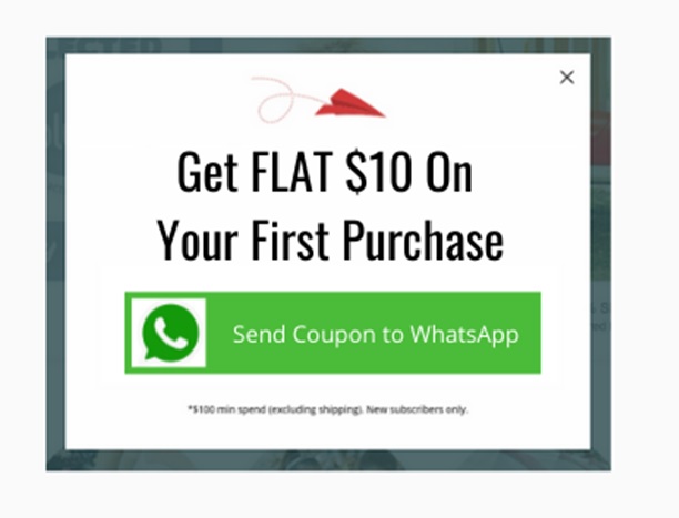 How To Use Discount Coupons And Pop-Ups To Generate WhatsApp Leads?