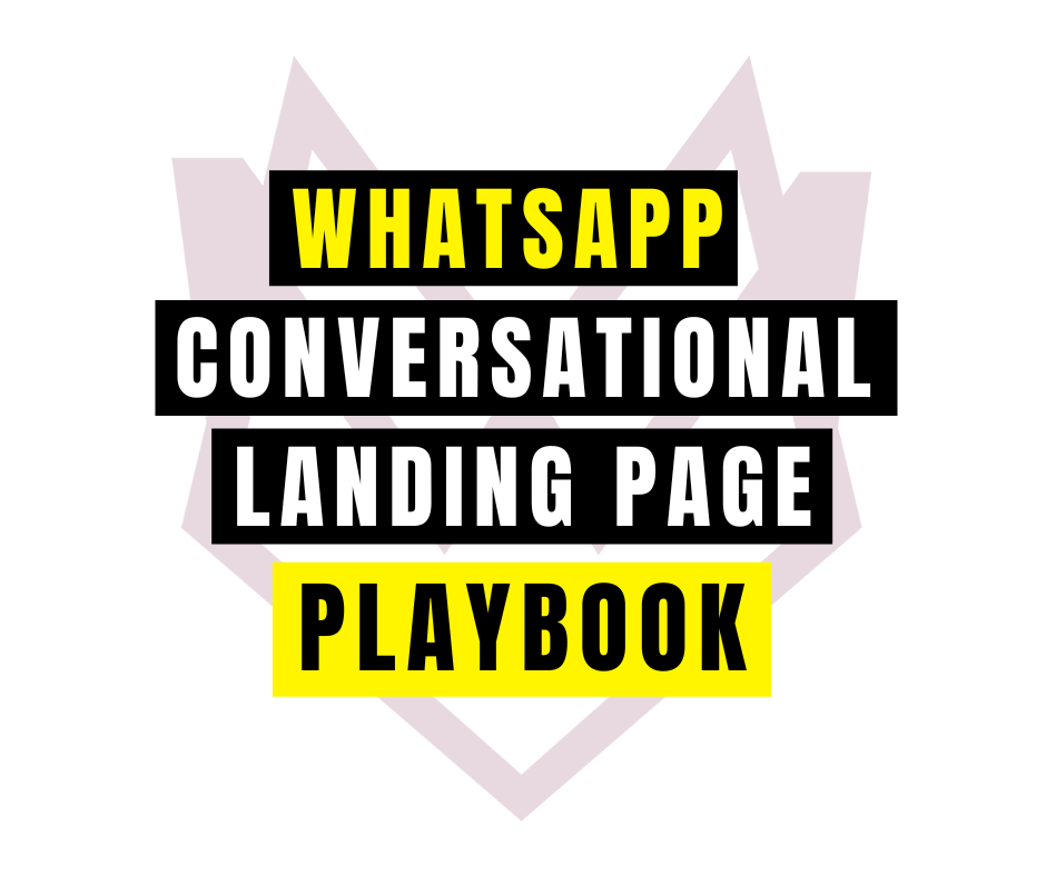 WhatsApp Marketing Playbook Landing Page for collecting leads