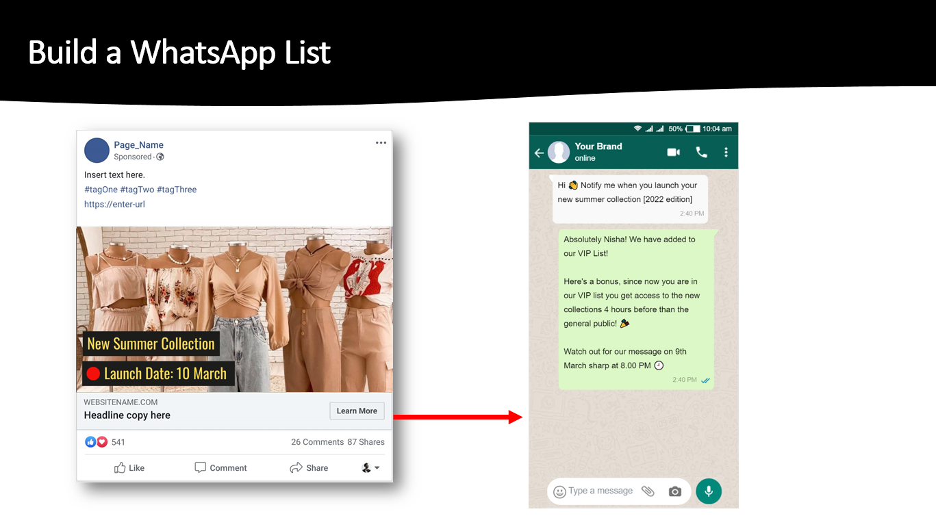 Build a WhatsApp List