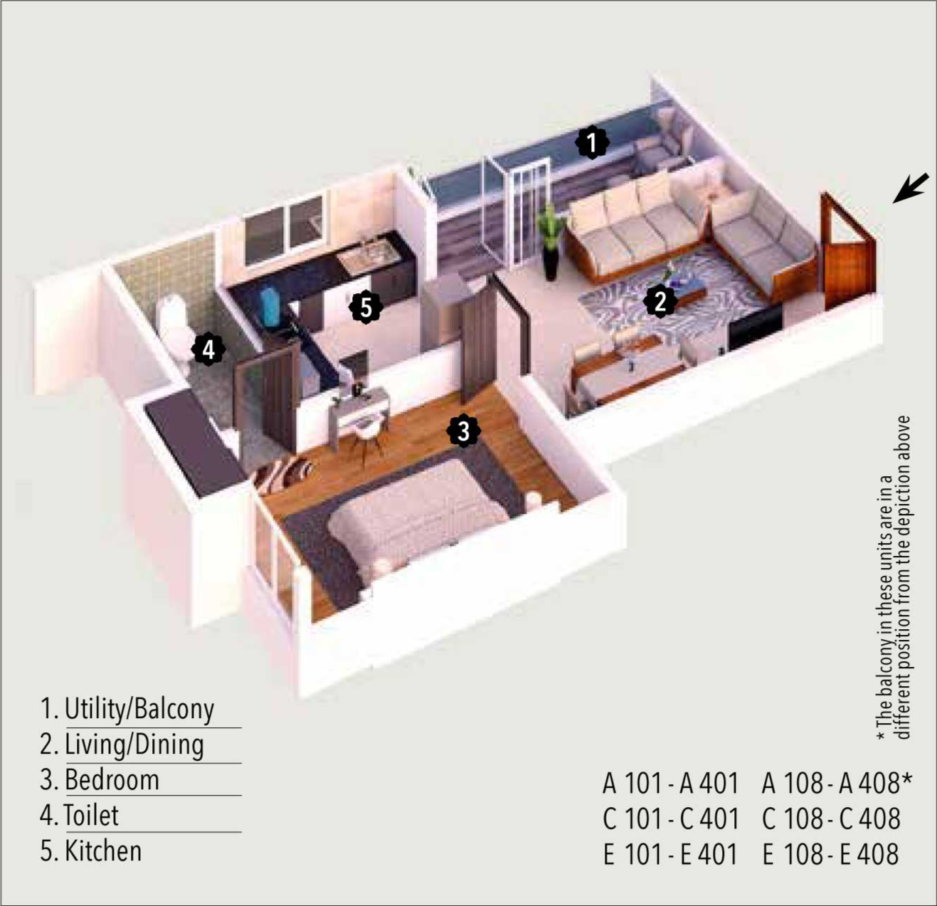 BPTP 4BHK Floor plan 1998 sqft layout