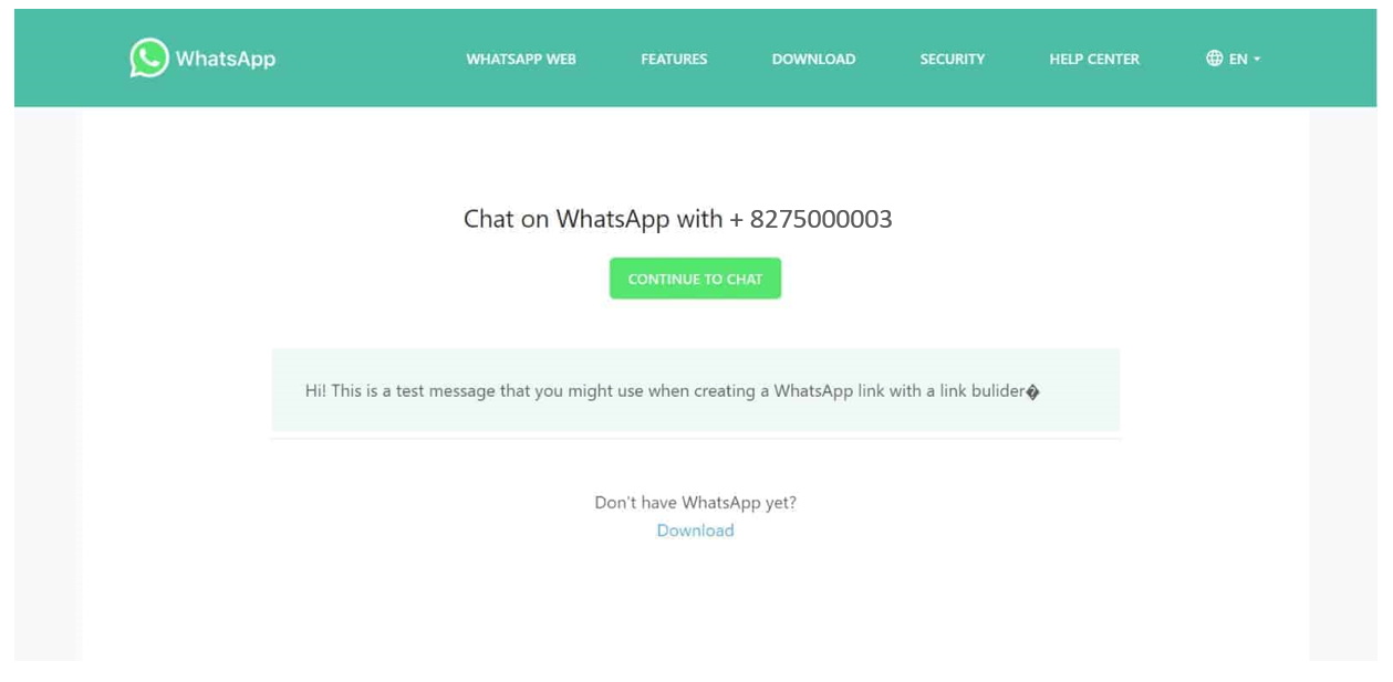 How to Create a WhatsApp Link