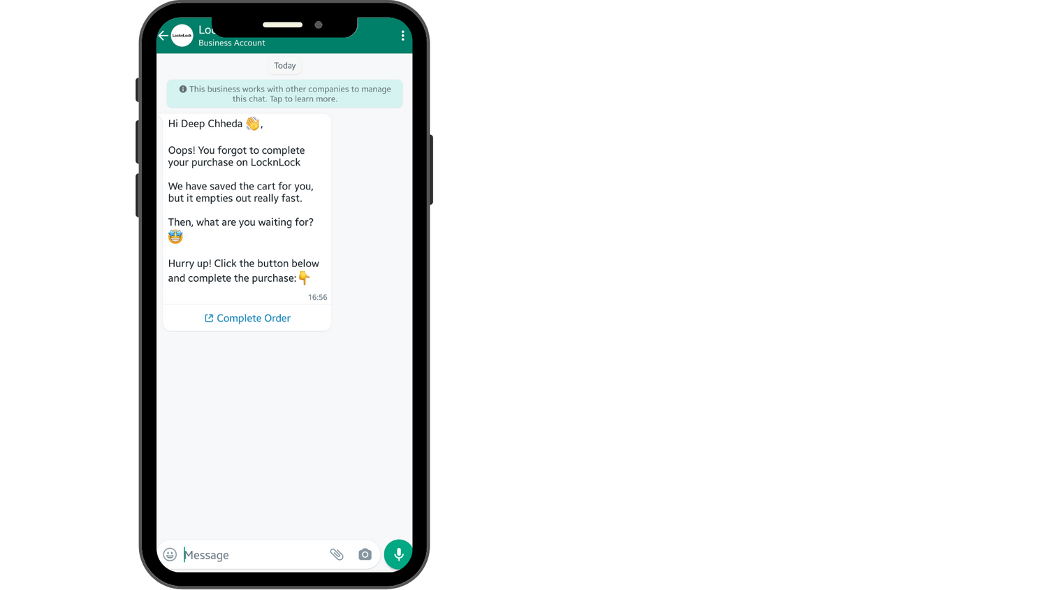 Locknlock whatsapp marketing case study