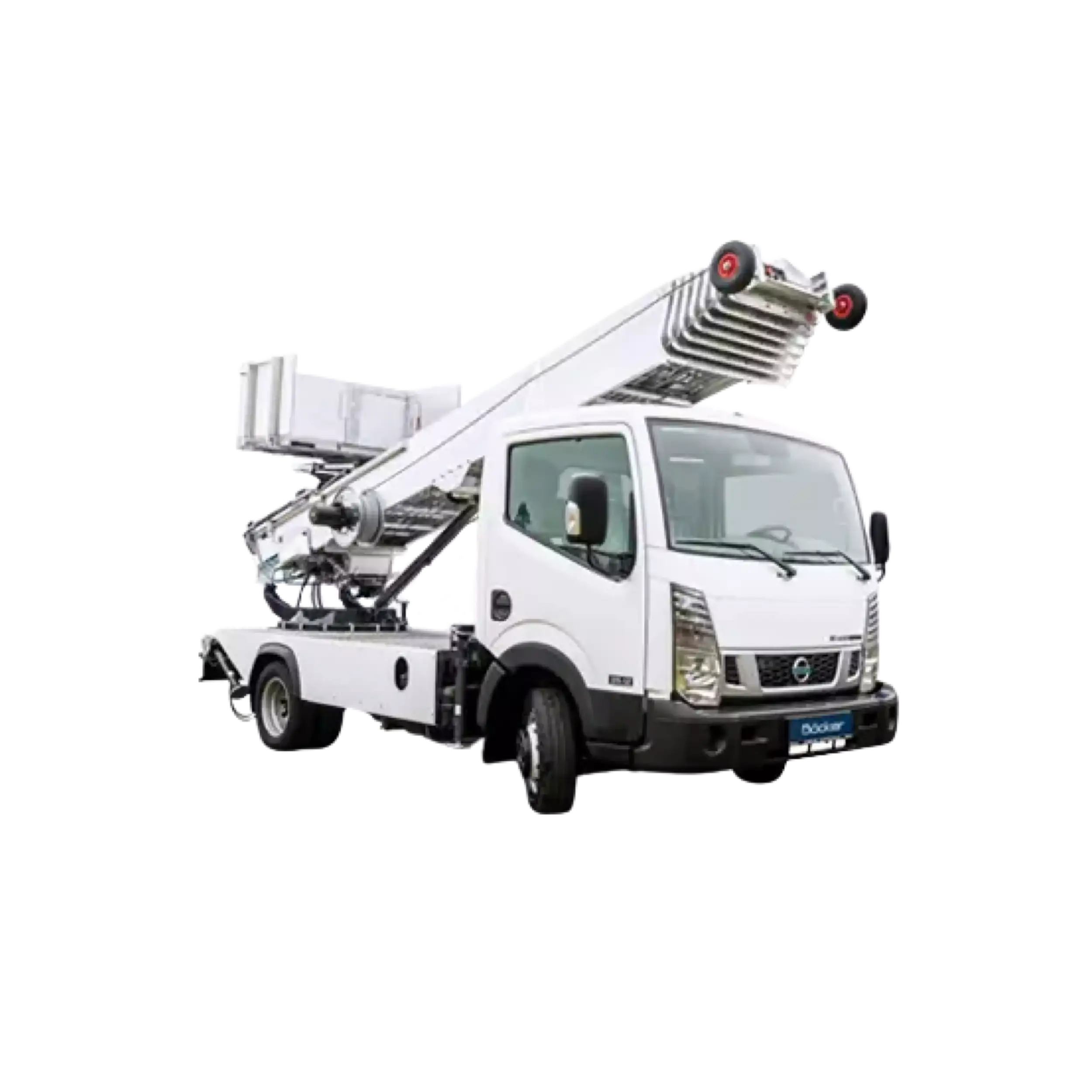 Outside ladder elevator