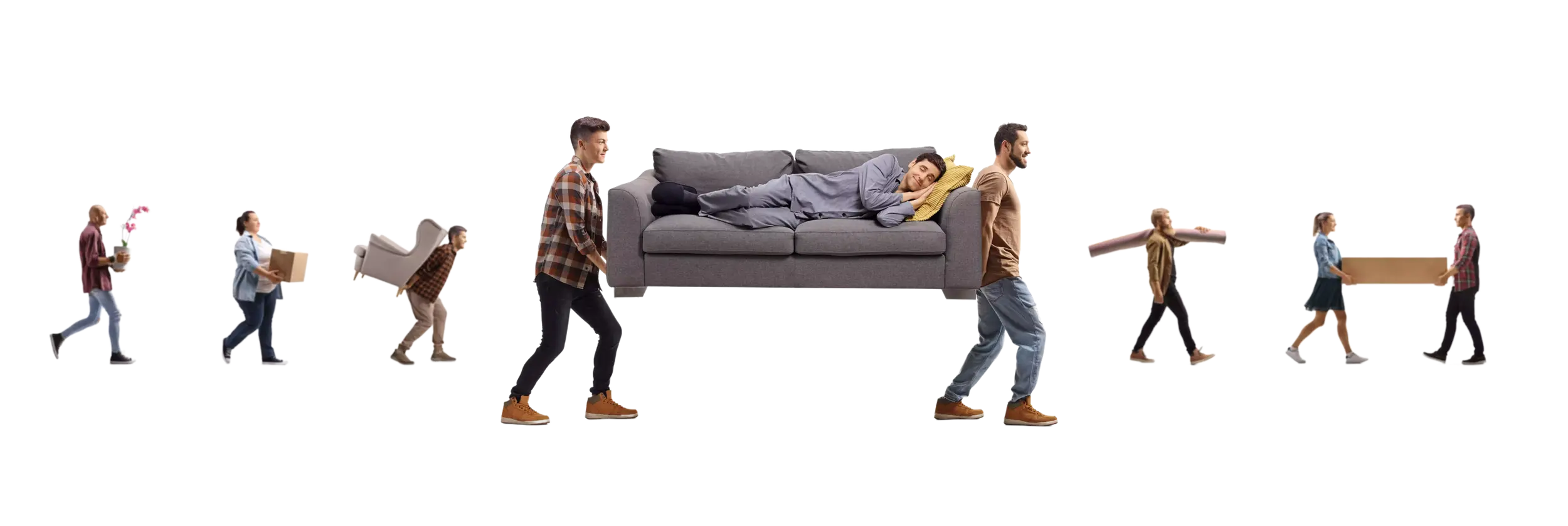 Moving belongings without stress