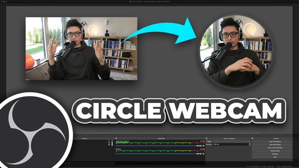 OBS Circle cam Filters with Shadow FREE Download