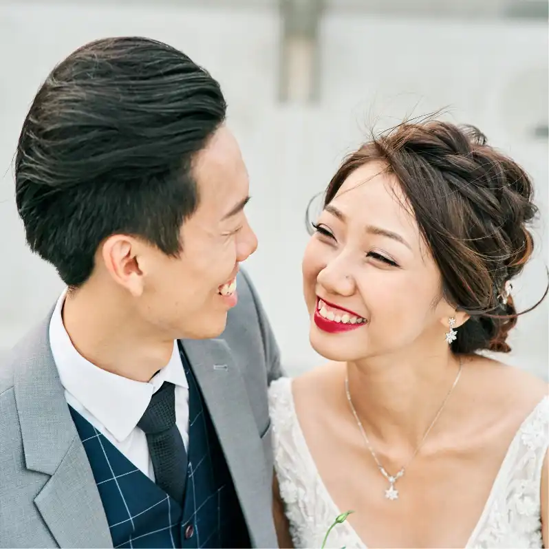 Jia Huey and Joe Han