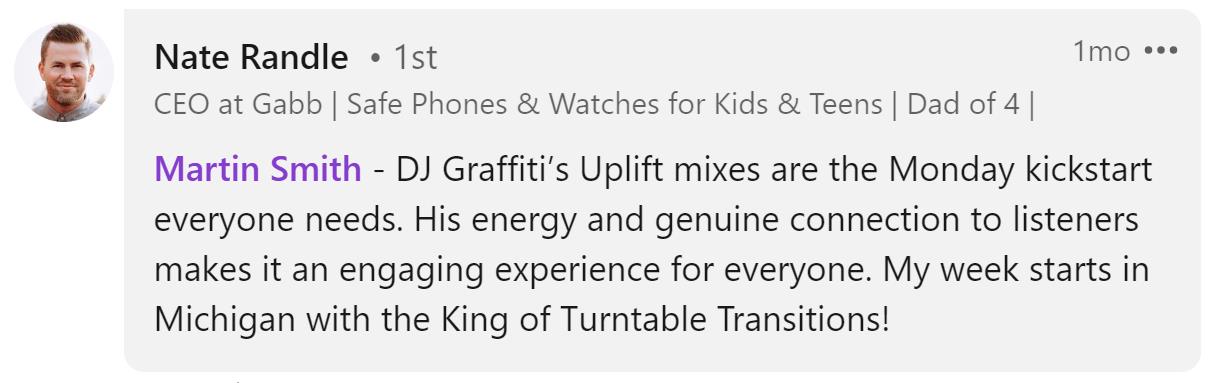 Uplift Testimonial by Nate Randle