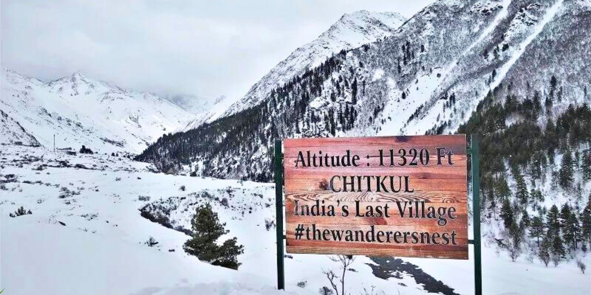 snowfall in chitkul