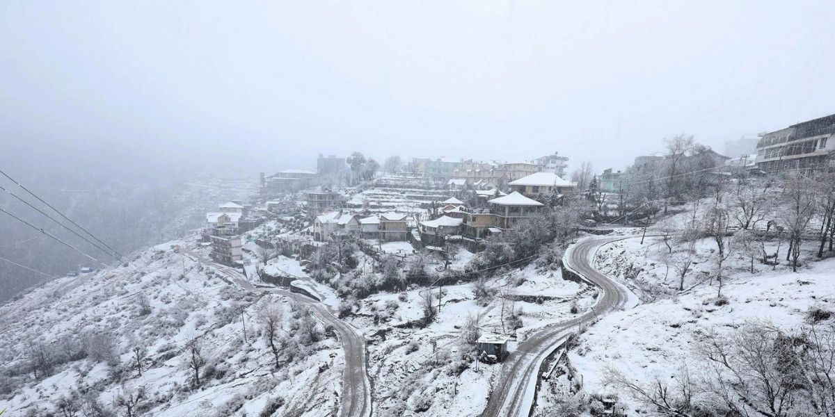 snowfall in Dharamshala