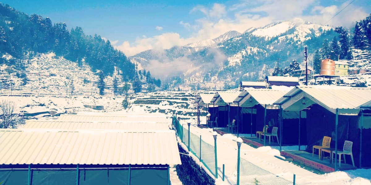 snowfall in barot valley