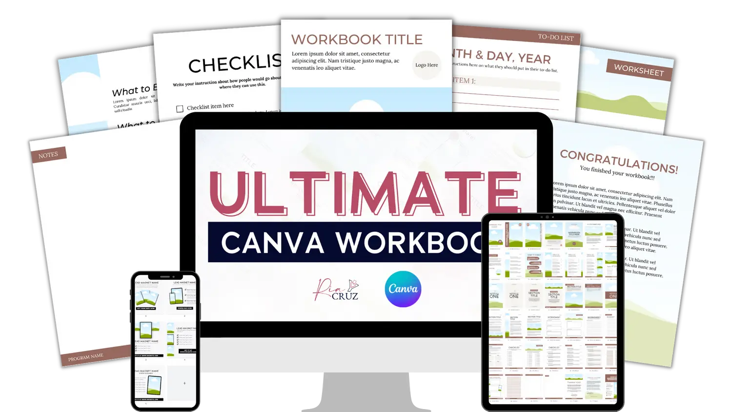 Ultimate Canva Workbook - Ria Cruz