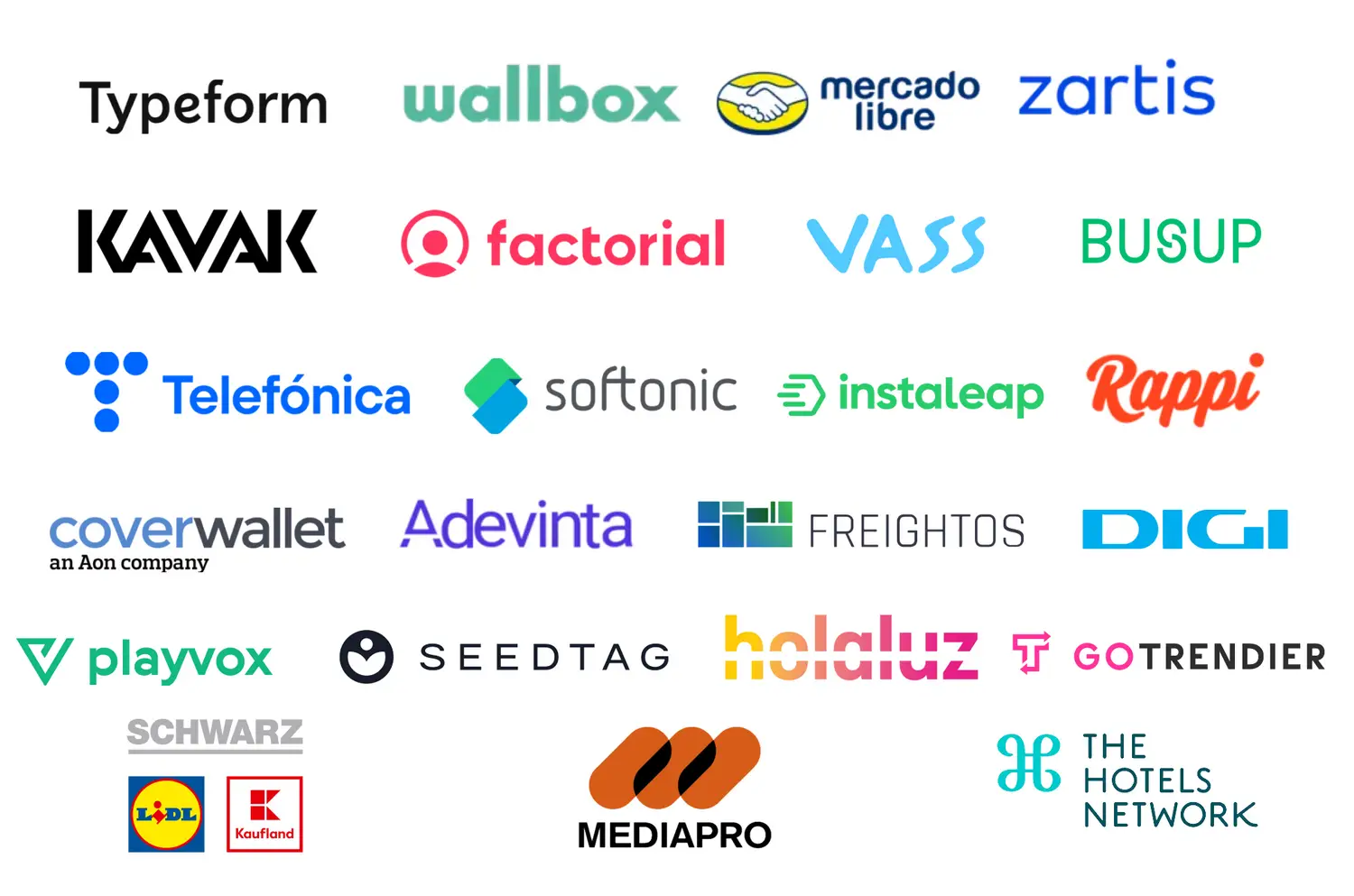 Empresas que ya confían en LIDR