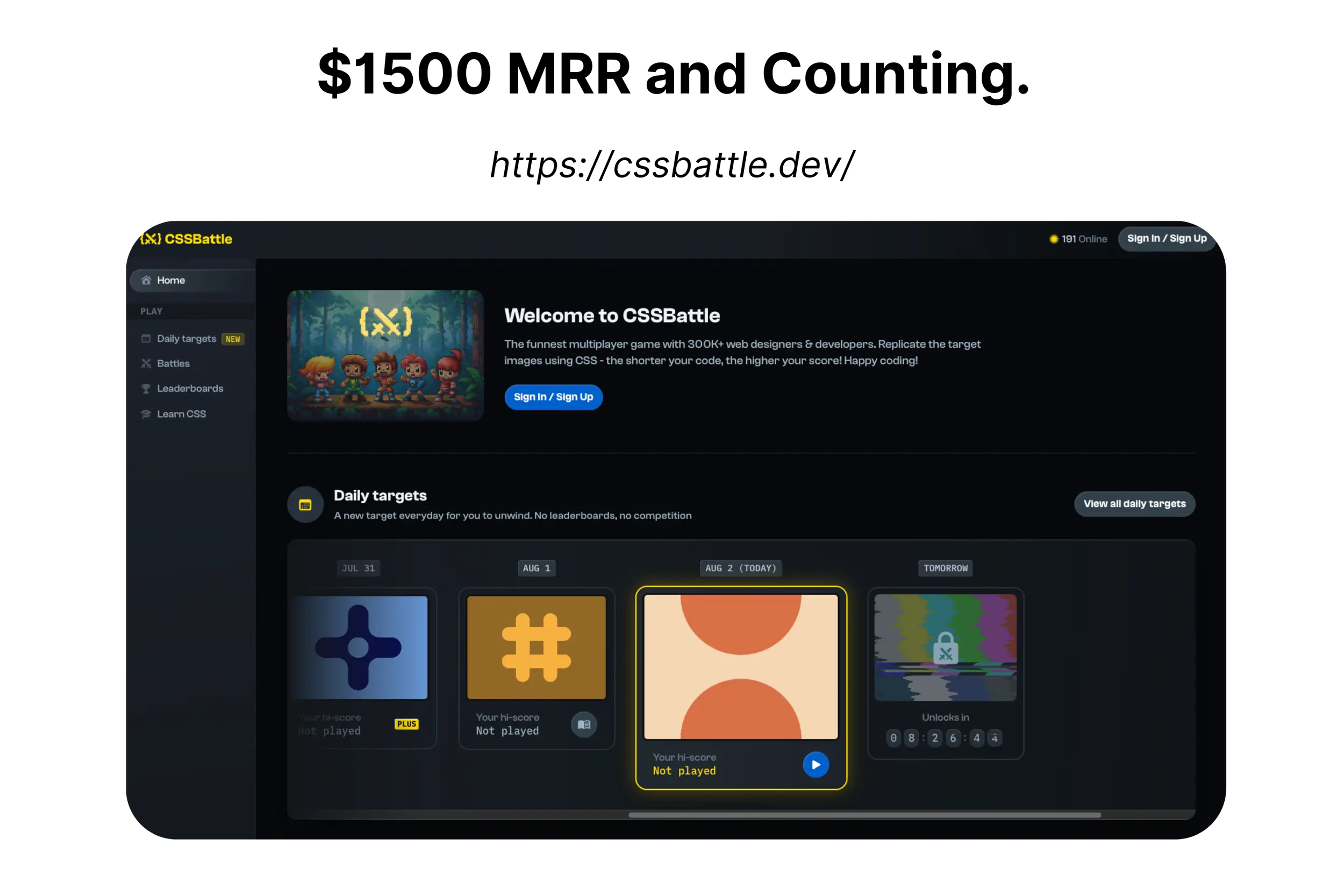 1500 mrr and counting