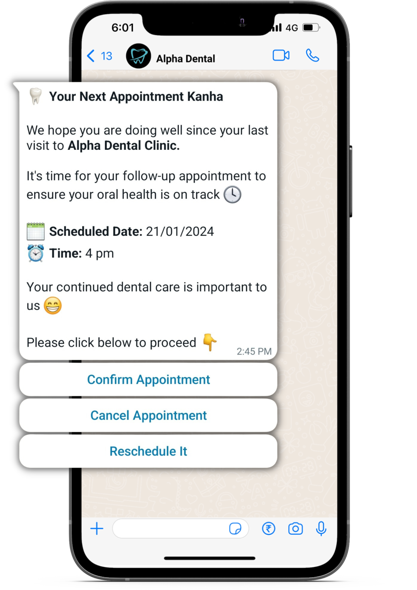 WhatsApp marketing for dental clinics