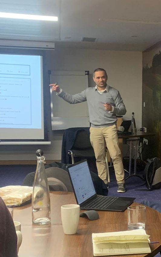 Barry at a workshop recently