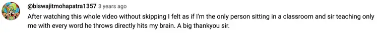 Student review