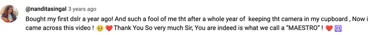 Student review