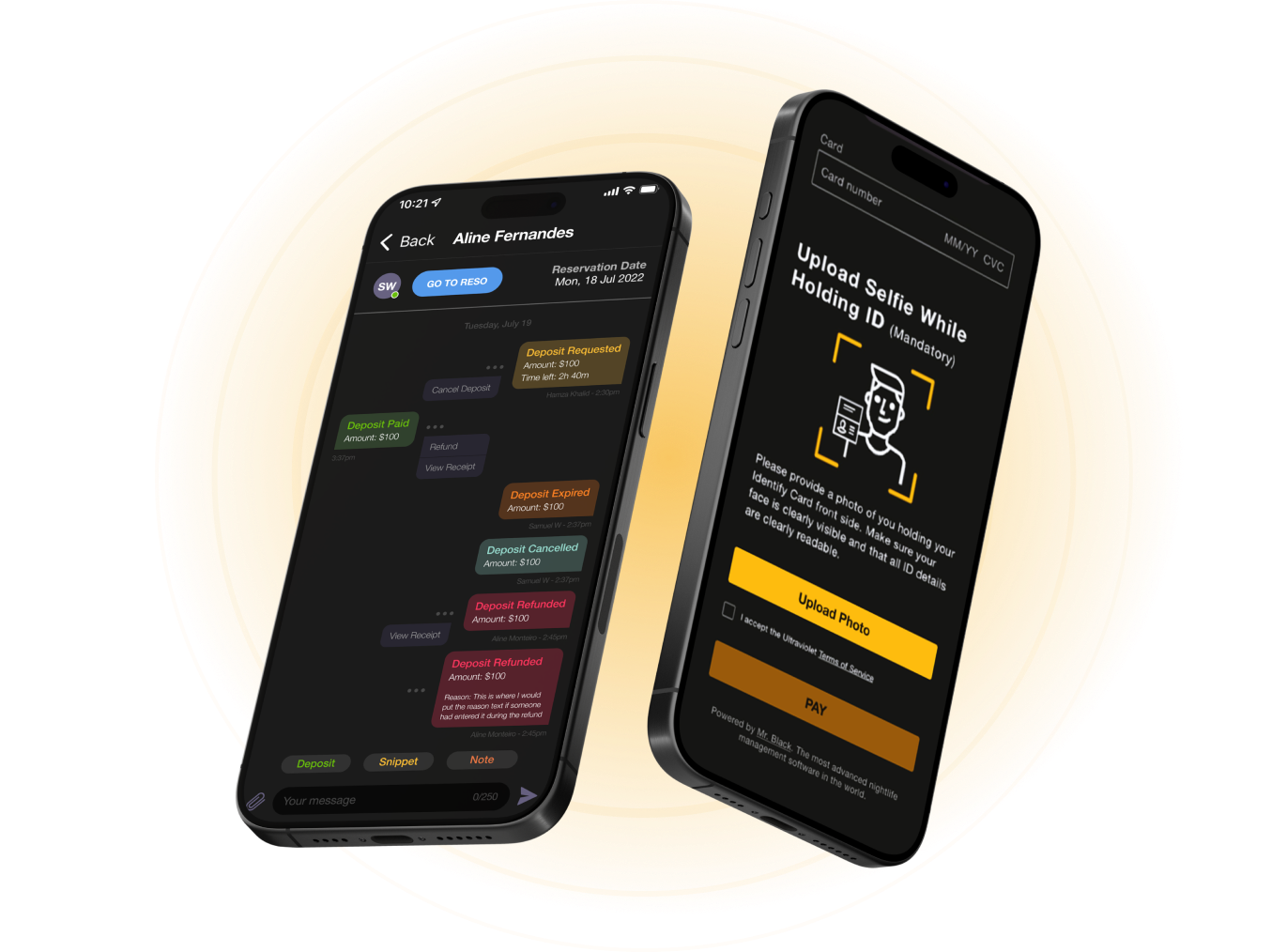 sevenrooms comparison mr. black app