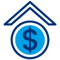 Icon for home financing