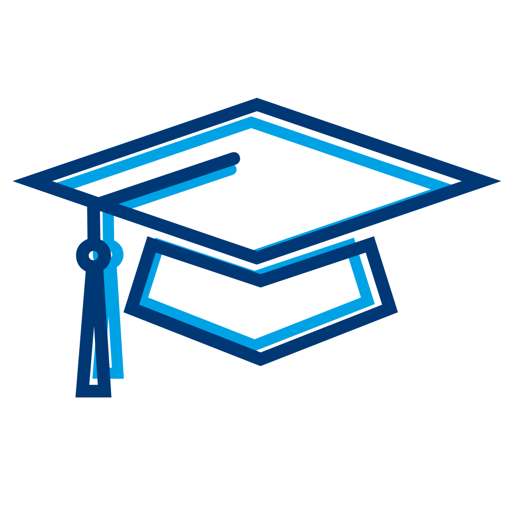 Icon for graduation cap