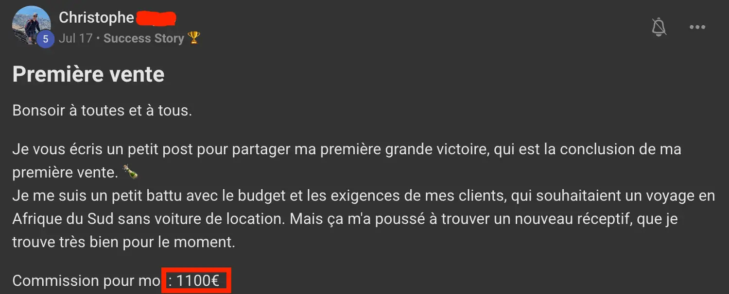 Témoignage élève