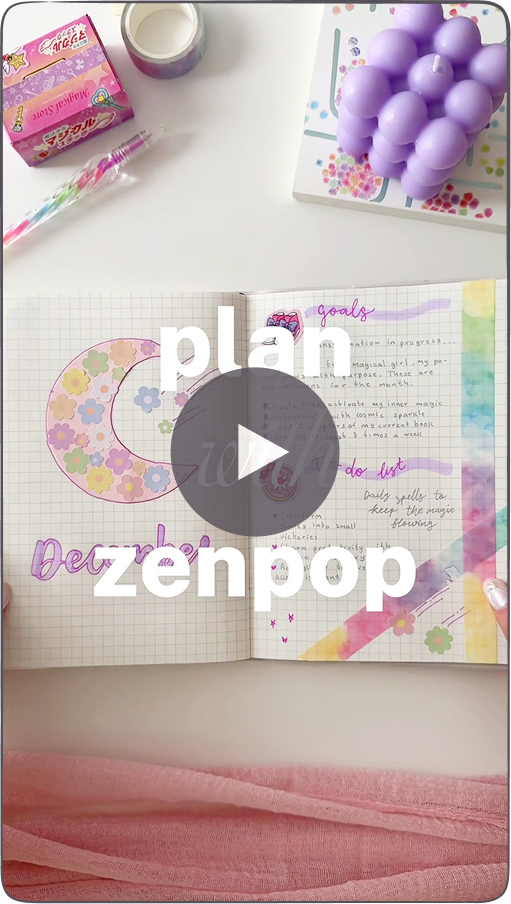 mini journal with ZenPop
