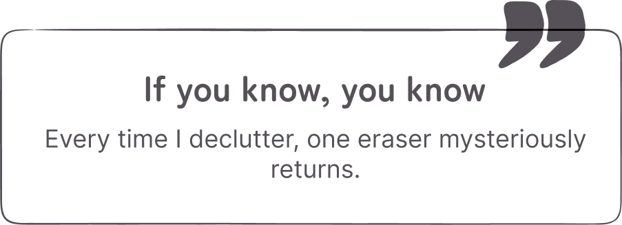 Do you know? A Japanese gel pen refill can write about 1,000 meters—roughly 250 pages of notes.