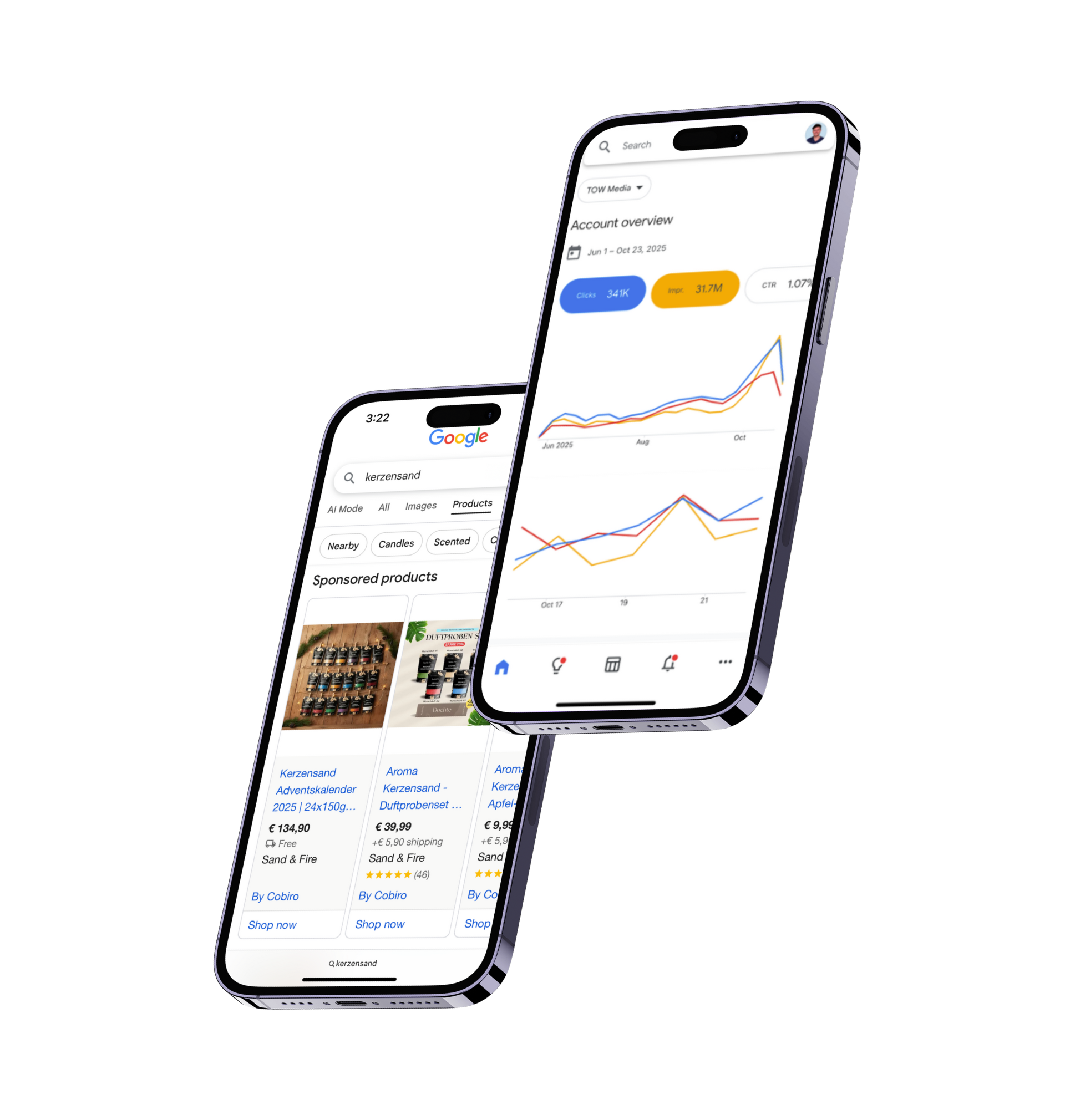 Google-Suchergebnisse auf dem Smartphone