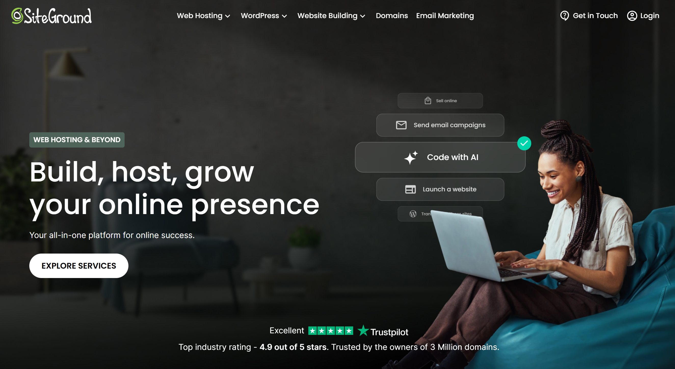 SiteGround Style Web Design