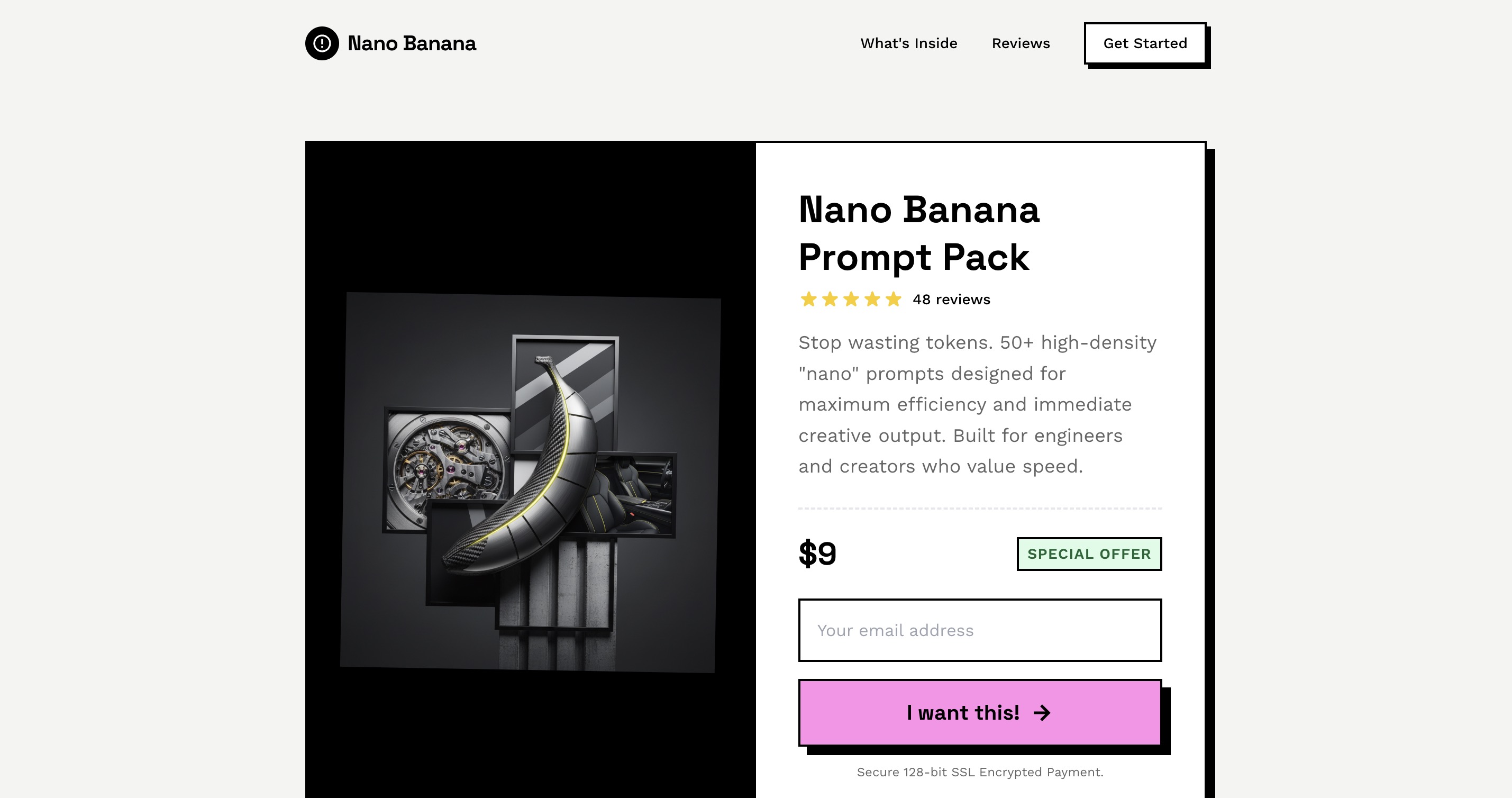 Digital Product Page