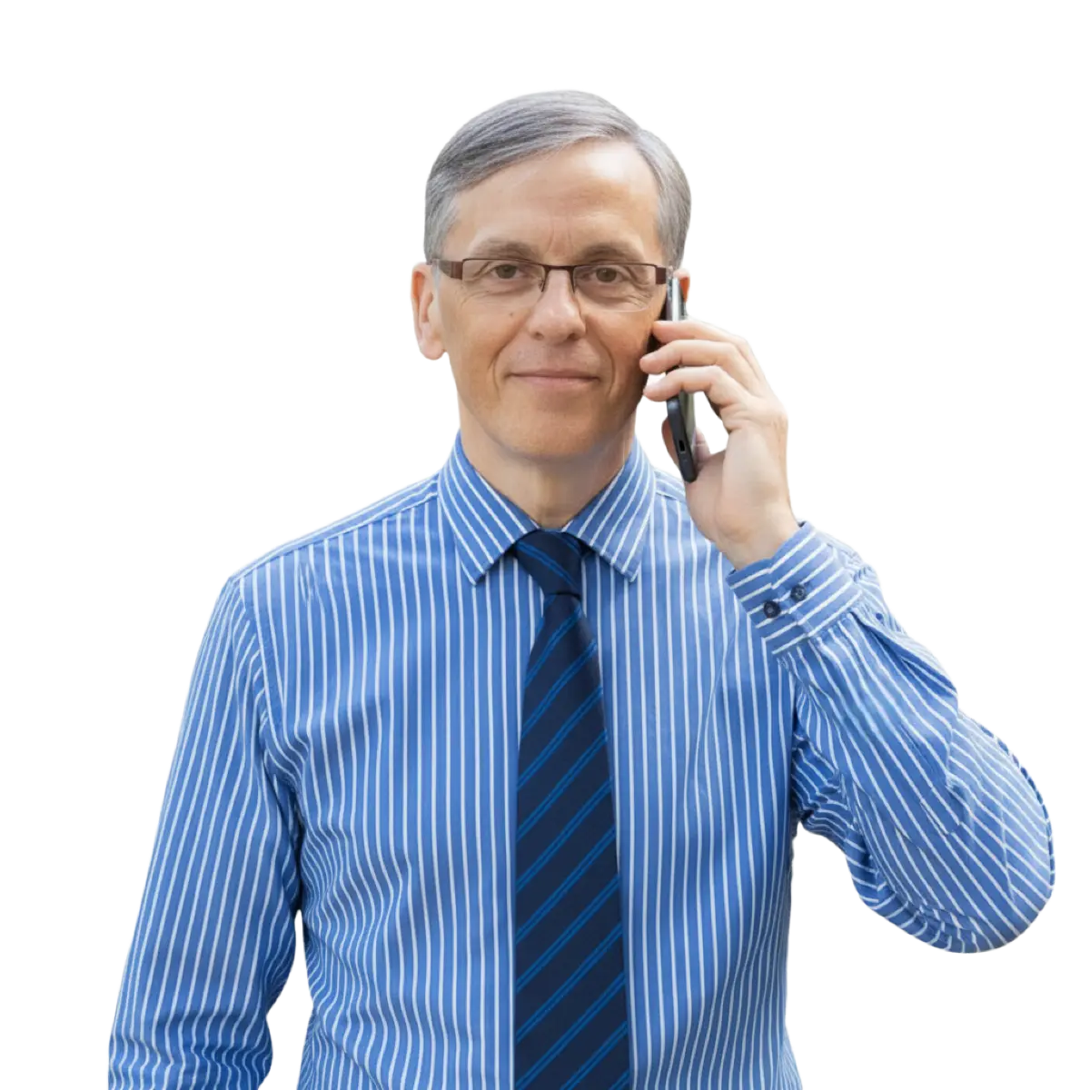Thierry Robert au téléphone