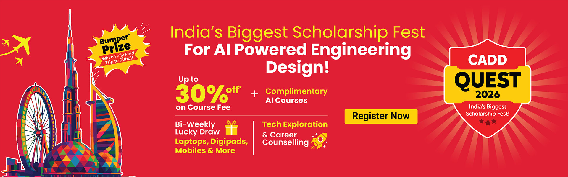 CADD Quest 2026 Scholarship Fest