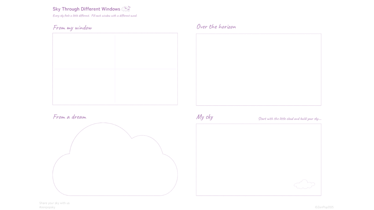 Sky Through Different Windows Freebies