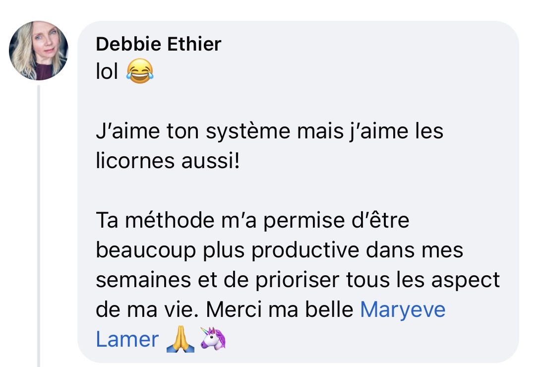 Témoignage Debbie Ethier