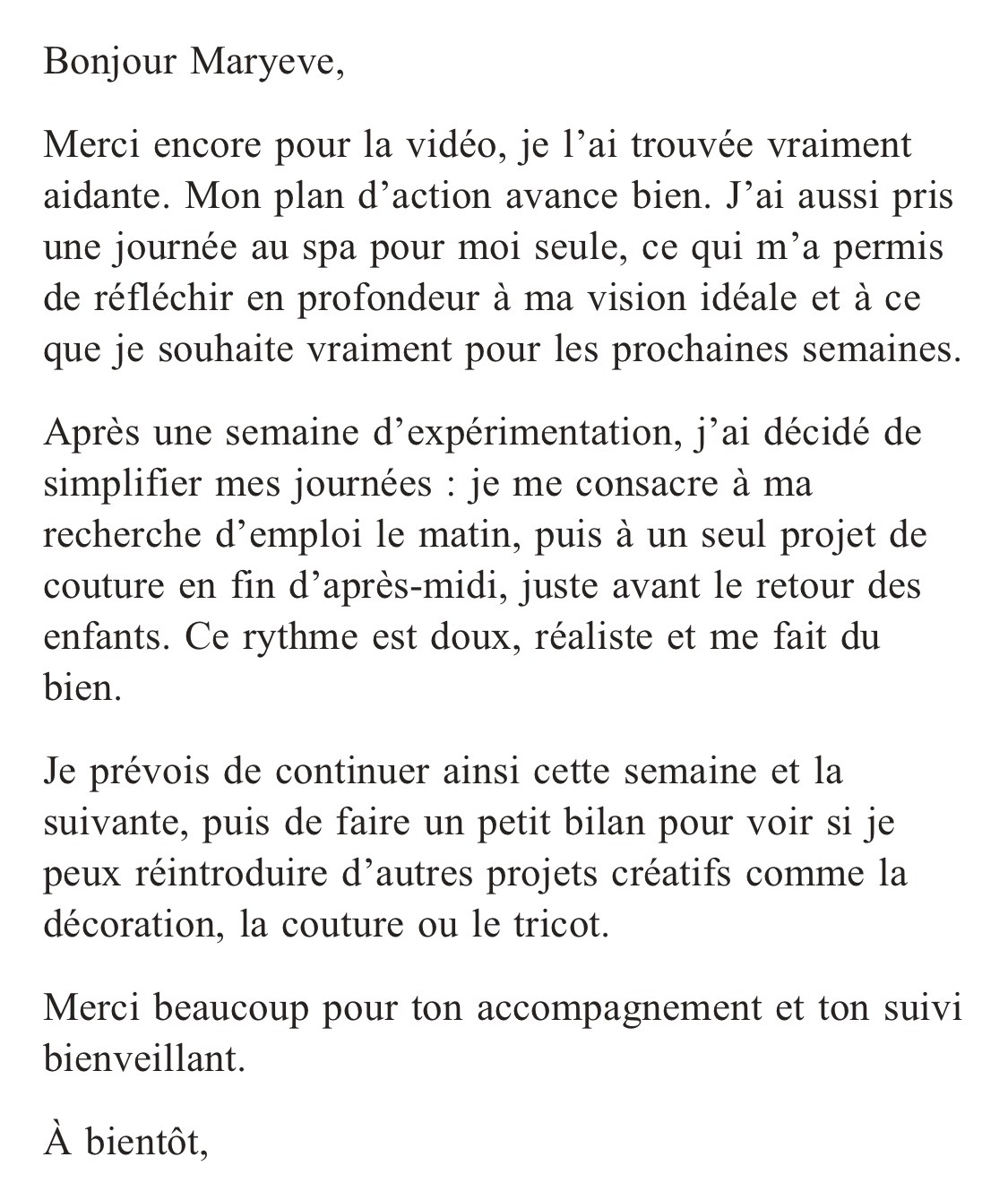 Témoignage Magali