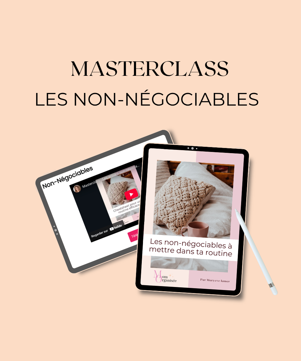 Masterclass Les Non-Négociables
