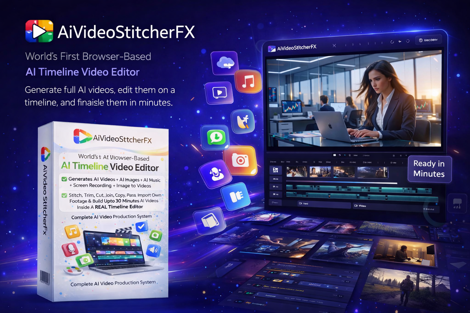 AI Video Editor Interface