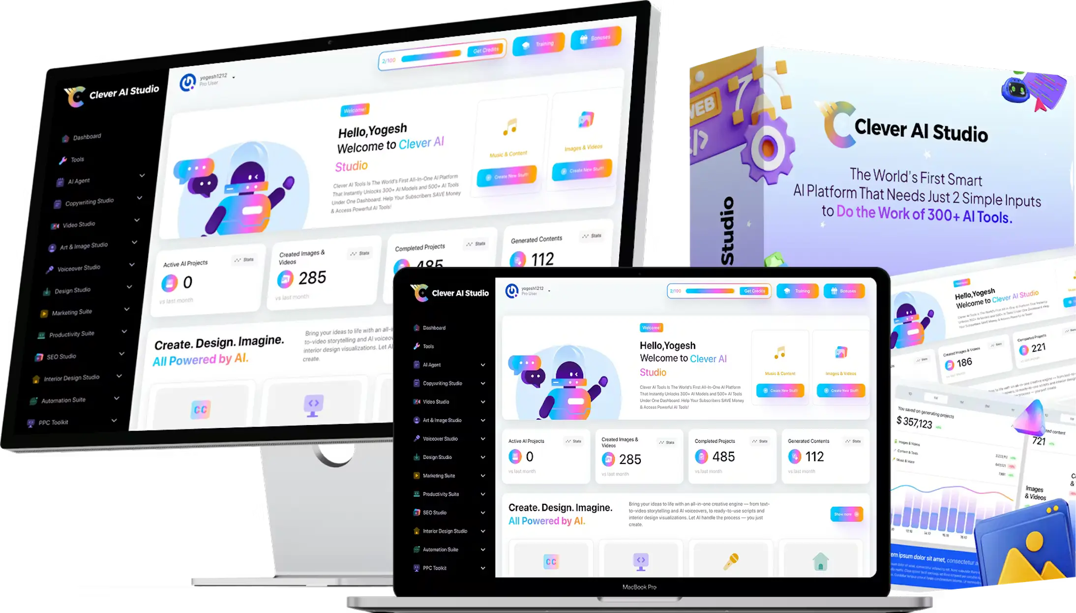 Clever AI Studio Dashboard