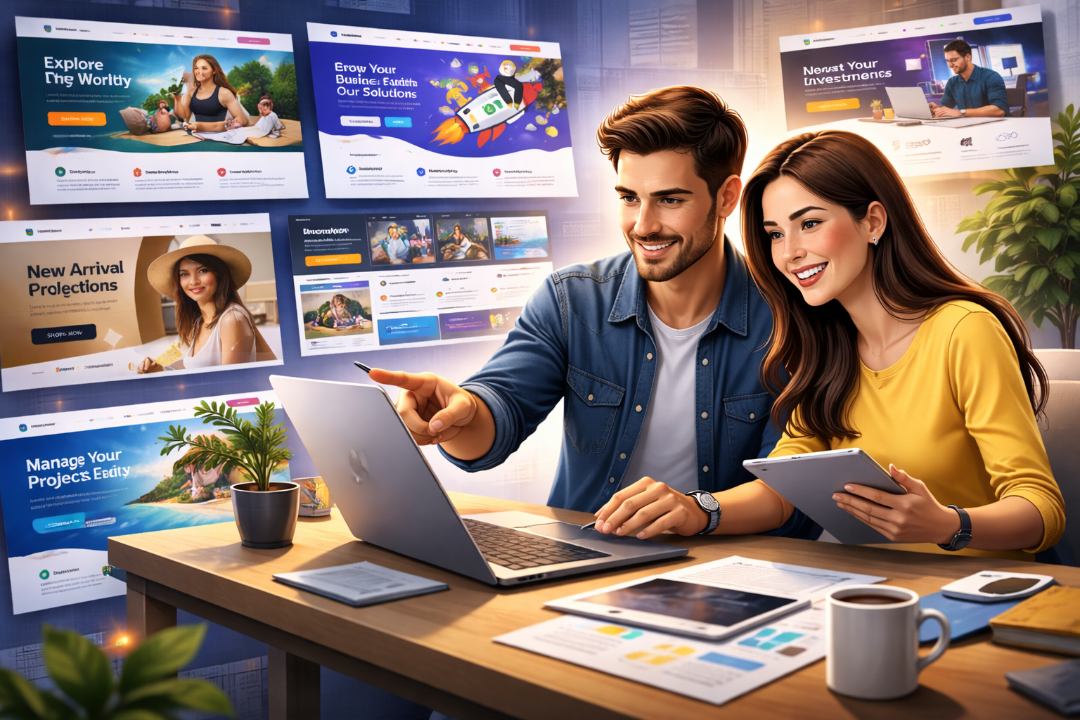 Productive environment with 10X Smart Website Builder