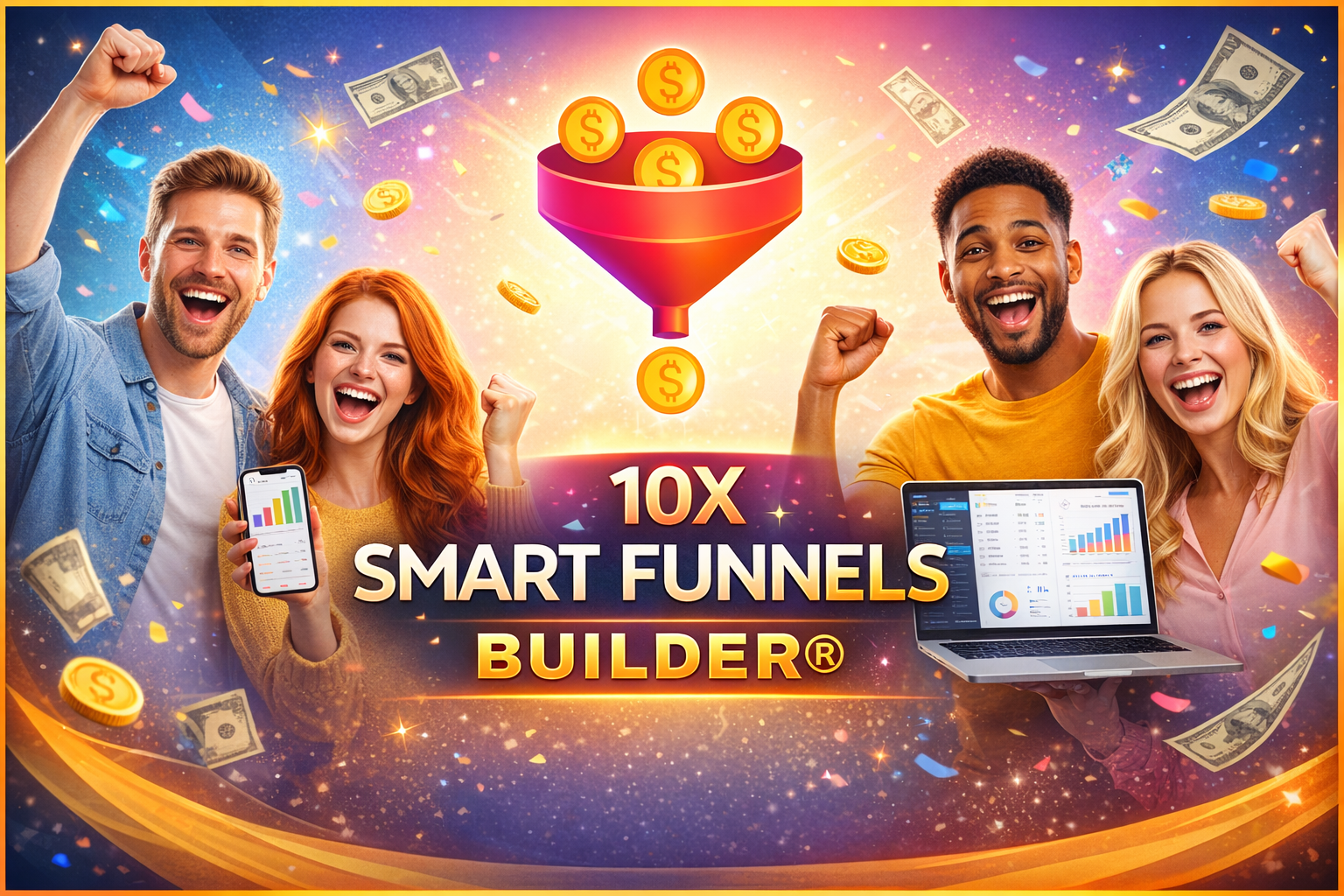 10X Smart Funnels Builder Success Celebration