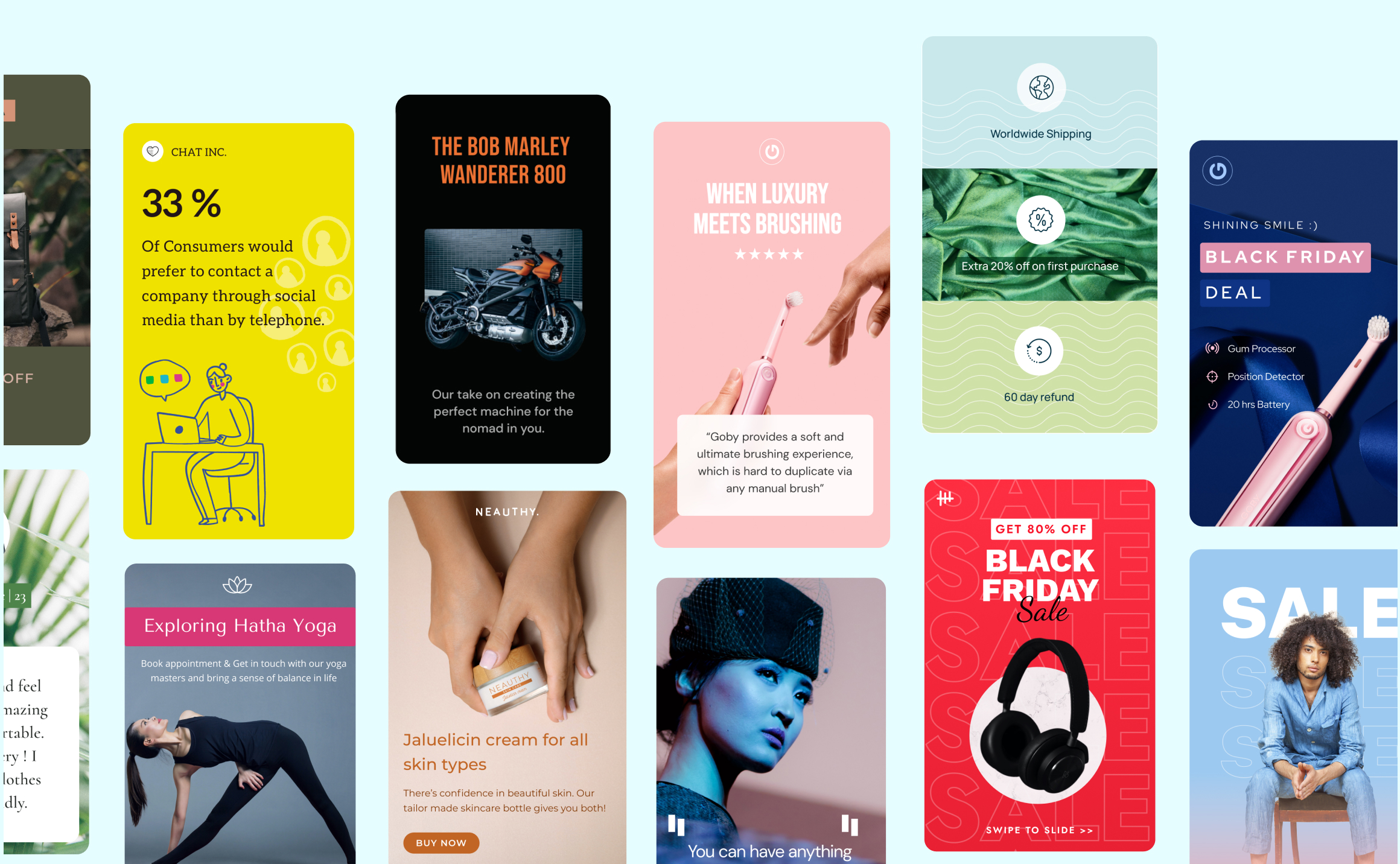 Mobile and Social Template Showcase