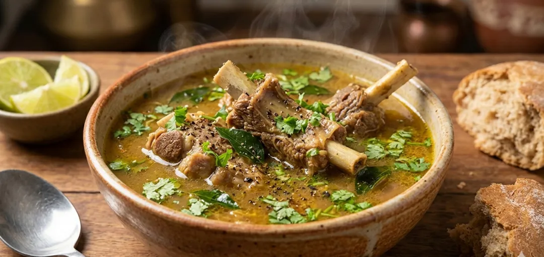Mutton Nenju Elumbu Soup