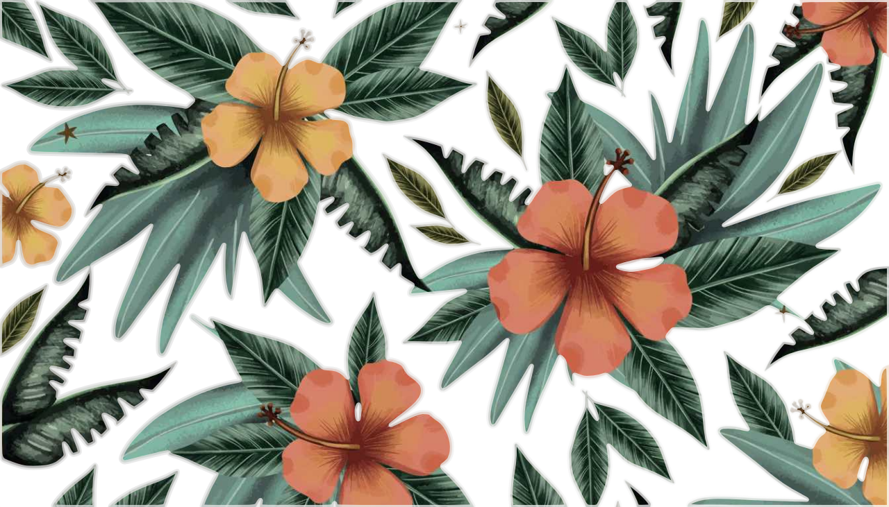 Tropical Floral Background