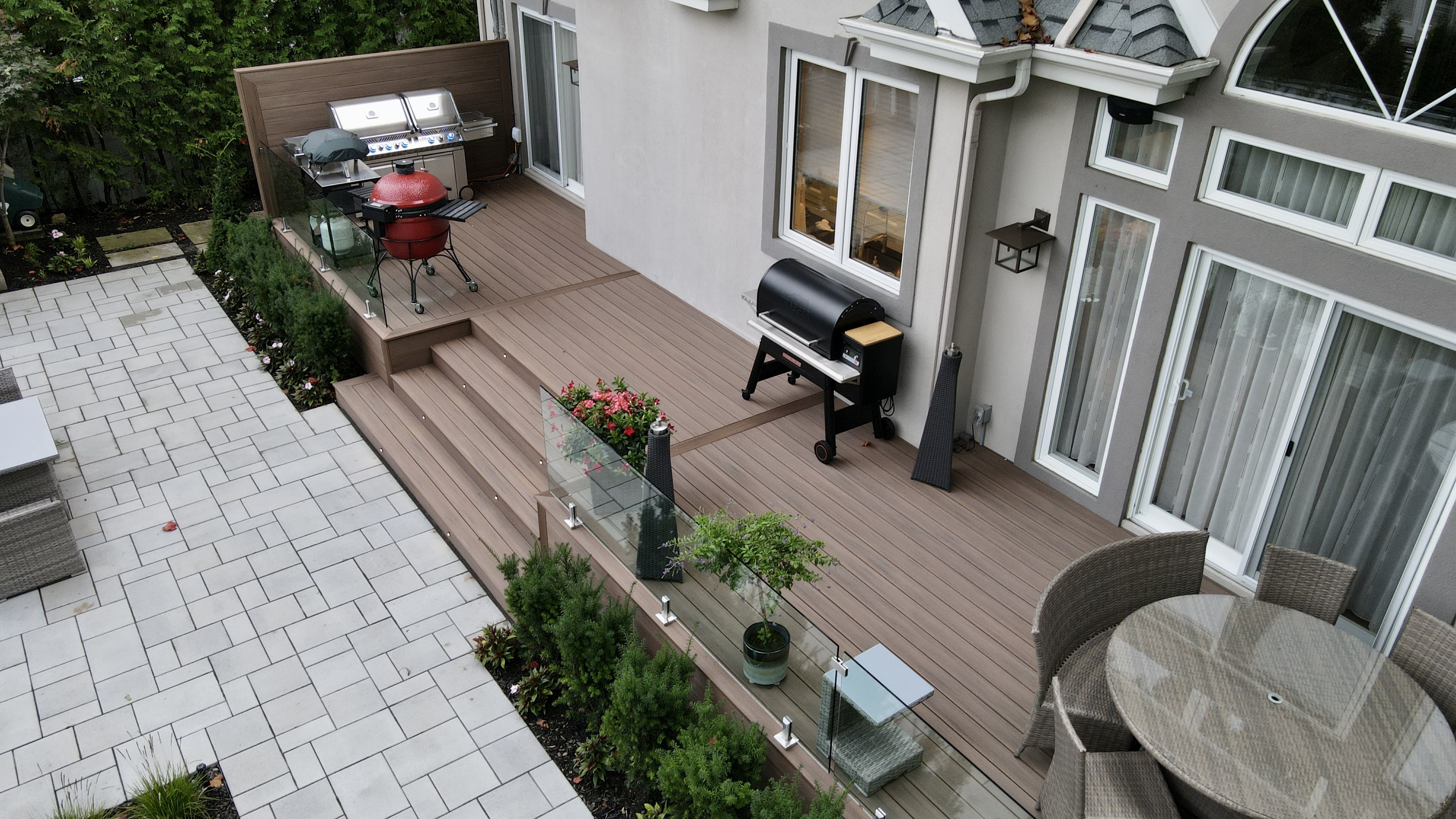 Modern Terrasse en Composite