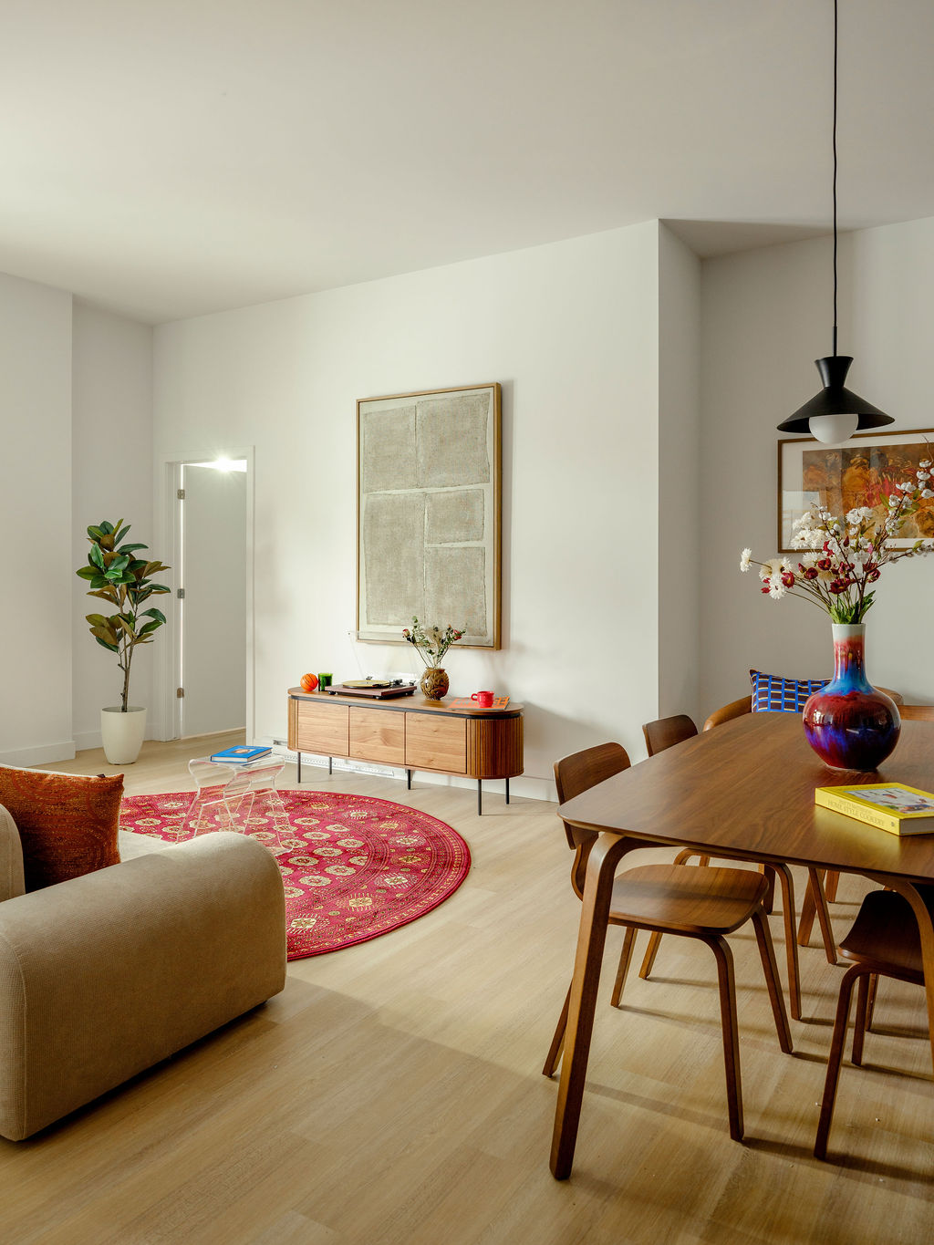 Spacious living and dining area at Alexandra