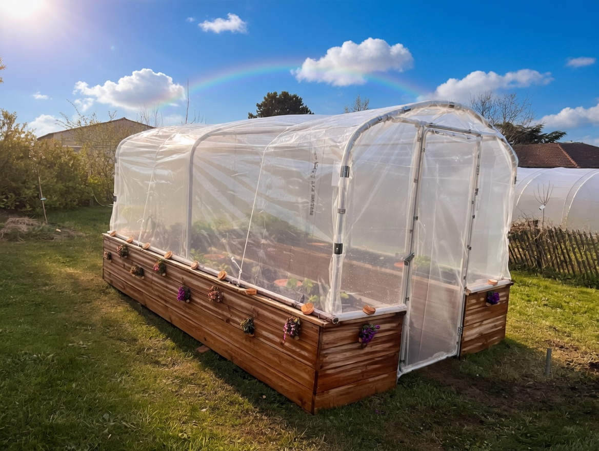 La serre Bac-en-ciel en situation réelle